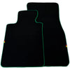 BMW 3 Series M3 G80 (2021-2025) Green Trim AutoWin Black Floor Mats