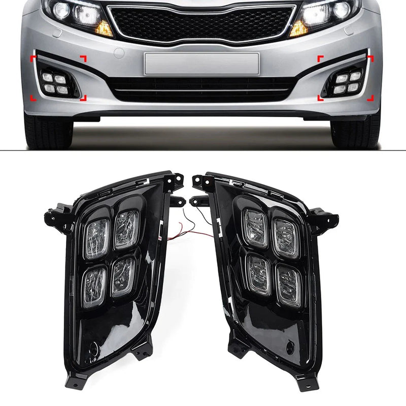 Kia Optima K5 2 x Daytime Running Light Fog Lamps (2014-2015)