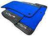 Lamborghini Urus 2018-2024 with Carbon Fiber Leather Blue Floor Mats