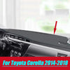 Toyota Corolla Dashboard Dash Cover Protector Mat (2014–2018)