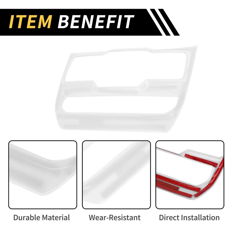 Jeep Wrangler Dashboard Center Console Window Control Panel Cover (2007-2018)