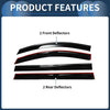 Toyota Sienna Window Deflectors 1 Set (2011)