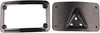 Harley Black Curved Laydown License Plate Mount Bracket