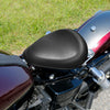 Harley Dyna Super Wide Glide Black Front Driver Rider Seat (2007-2017)