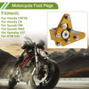 Honda CRF50 Gold Tone Motorcycle Foot Pegs 1 Pc