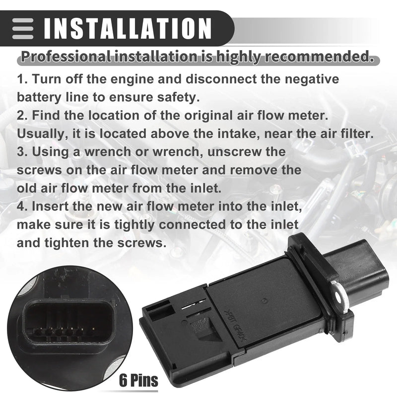 Ford F-250 Super Duty 5.4L 6.8L Air Flow Sensor Meter MAF (2005-2010)