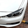 F30 Saloon Pair Headlight Cover Black Eyebrow (2012–2018)