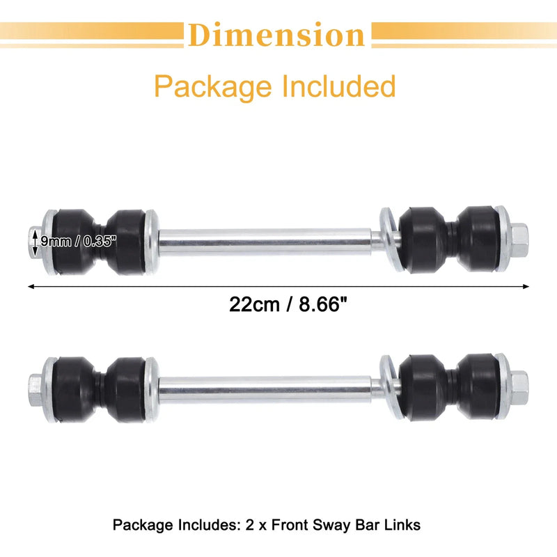 Ford Mustang & GMC Savana 1500 2 x Front Stabilizer Sway Bar Links