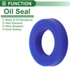 Oil Seal Rotary Shaft Seal TPU 35x60x12mm High Pressure Blue 5 Pcs