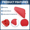 Ford Focus MK4 (2018-2023) Red 1pc Rear Right Bumper Reflector