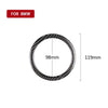 Mini Cooper R55 R56 R57 R60 Car Carbon Fiber Steering Wheel Cover Ring Fit
