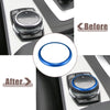 BMW 1 2 3 5 6 7 Series X3 Aluminum Alloy Multimedia Knob Ring