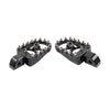 Harley Softail Fat Bob Low Rider Black MX Style Rear Foot Pegs (2018-2023)