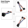 Car Stereos with ISO Connections 16 Pin Auto Adapter Wiring Harness