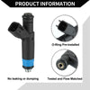 Dodge Grand Caravan 3.8L Black Fuel Injector (2001 - 2004)