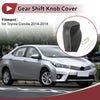 Toyota Corolla 1Pc Gear Shift Knob Cover Beige Faux Leather (14-18)