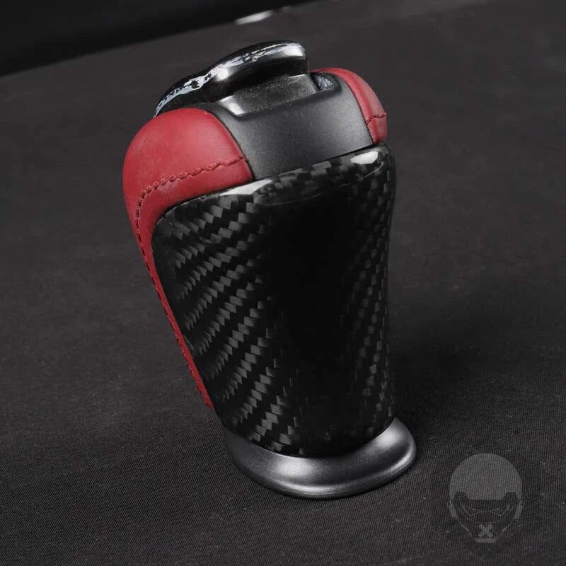 Nissan GTR 2017-2022 Real Carbon Fiber Gear Shifter Knob Back Cover Trim fit
