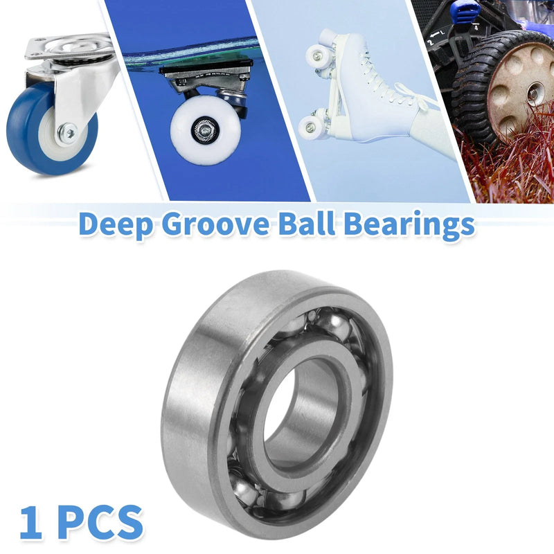 Scooter Skateboard Wheel 6204 Deep Groove Ball Bearings 20x47x14mm