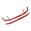 Honda Accord Red Carbon Fiber AC Console Frame Covers (2013-2017)