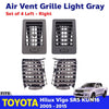 Air-Condition Grill A/C Vent Grille Gray Fits Toyota Hilux Kun SR5 UTE 2005-2015