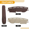 Mercedes-Benz C-Class 2011-2013 Brown Dashboard Cover Mat