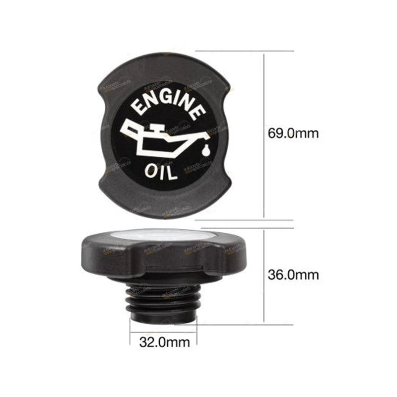 Ford Ranger 2.5L WLAT 3.0L WEAT Engine Oil Cap (2007-2011)