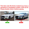 Audi A4 B8 RS4 Style Honeycomb Mesh Fog Light Grille Cover (2009-2012)
