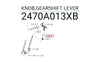 Mitsubishi L200 Triton Gear Knob (2005-2014)