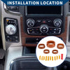 Dodge RAM (2013 - 2017) Orange 5 x Gear Shift Knob Cover