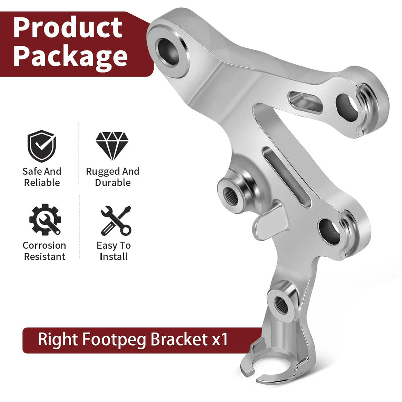Kawasaki Ninja ZX-6R / ZX-9R / ZZR600 Right Footpeg Bracket
