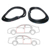 Suzuki Caribian Samurai SJ413 JA51 1987-1998 Front Door Weatherstrip Set