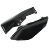 Harley Touring Road Street Glide Black Mid-Frame Air Deflectors (2009-2023)