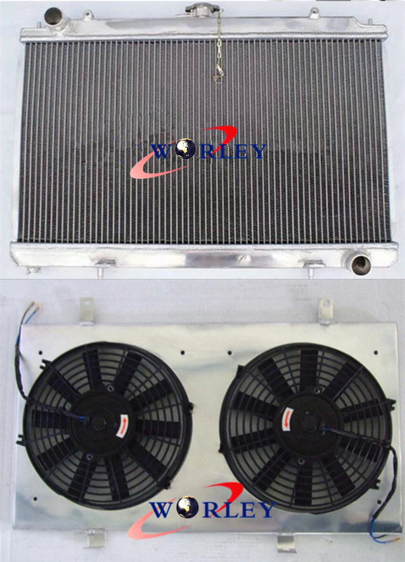 Nissan Silvia S14 S15 Aluminum Radiator & Shroud +  Fans (1995-2002)