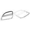 Harley Road Glide FLTRX Chrome Tri-Line Speaker Grills Covers (2015-2021)