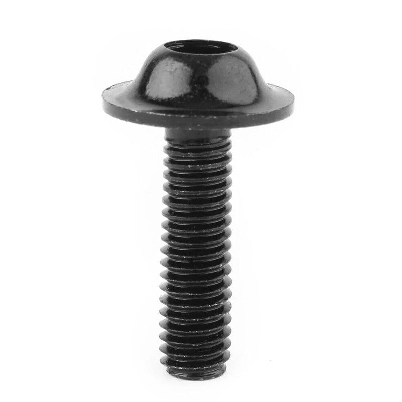 Universal Fit Scooter BLACK 10 x M6 Body Fairing Bolts Fastener Clips