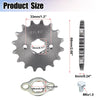 Honda 50cc 70cc 90cc 110cc 125cc 16T 20mm Front Sprocket