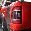 Dodge Ram 1500 Carbon Fiber Rear Tail Light Covers (2019-2021)