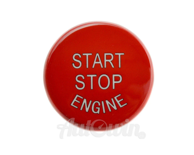 BMW F Series F30 F10 F01 F25 F15 Red Start Stop Engine Push Button Cover