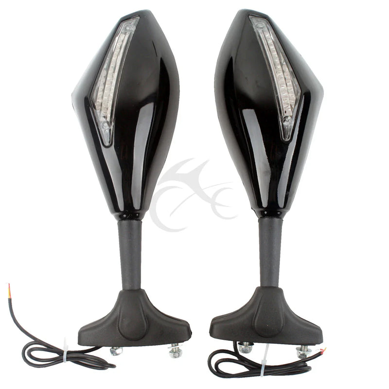 Honda CBR1000RR CBR600RR LED Turn Signal Rear-View Mirrors (2004-2011)