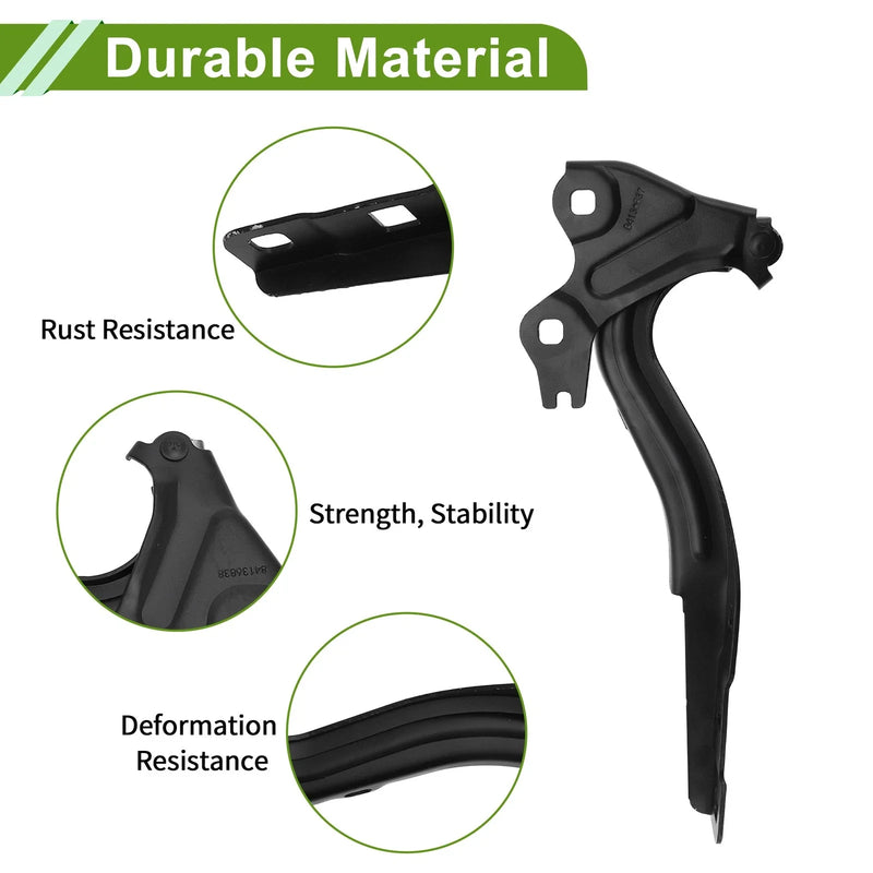 Chevrolet Cruze Hood Hinges 1 x Front Bonnet Bracket (2016 - 2019)