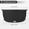 Toyota Prius (2010-2015) Gloss Black Retractable Cargo Cover