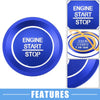 Honda Accord Engine Start Stop Ignition Button Trim Decal (2018-2022)