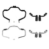 Harley Softail Mustache Engine Guard Crash Bar Footpegs Clamps (2000-2017)