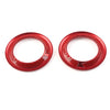 Honda Civic 10th Gen (2016-2021) 2 Pcs A Pillar Horn Ring Cover Red
