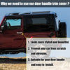 Jeep Wrangler 2007-2018 Pink 3 x Door Handle Trim & Button Covers