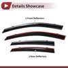 Hyundai Elantra Sedan 2007-2010 Side Vent Visors 1 Set Window Deflectors