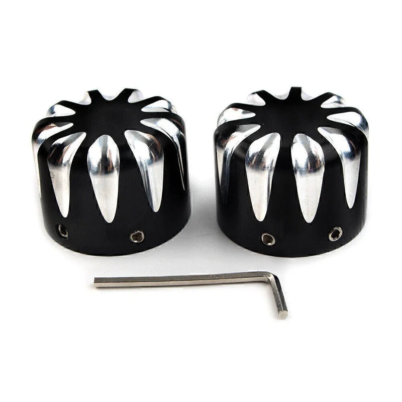 Harley Electra Glide & Sportster CNC Cut Front Axle Cap Nut Cover (All)