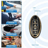 Silicone Car Smart Key Fob Case Cover INFINITI QX80 Protector Black