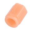 Car Wheel Stems 8pcs Orange Fluorescent Tire Valve Caps