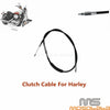Harley Sportster XL883 XL1200 1.6m Black Clutch Cable (1996-2015)